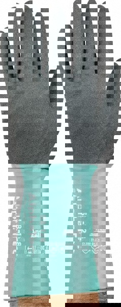 Series 58-128 Chemical Resistant Gloves: 7 mil Thick, Nitrile-Coated, Nitrile, Supported General Purpose Chemical-Resistant